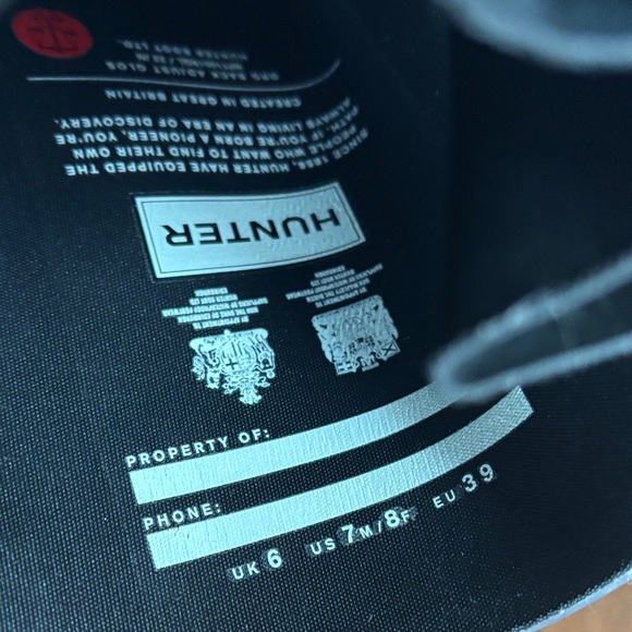 Hunter Glossy Black Knee-High Boots - Picture 2 of 9